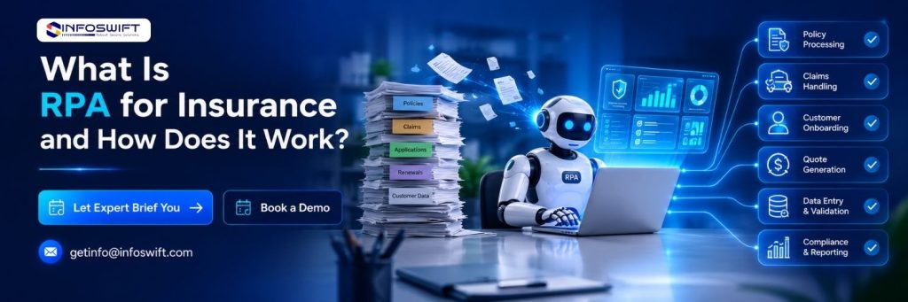 insurance RPA software solutions - RPA software by infoswift