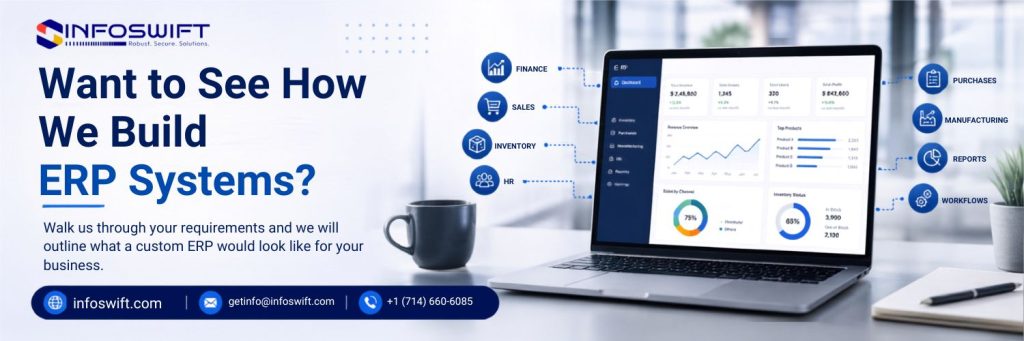 infoswift for custom ERP software solutions